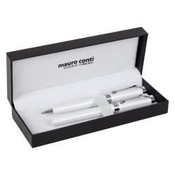 Mauro Conti zestaw piśmienny, długopis i pióro kulkowe