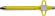 Długopis Karsol żółty